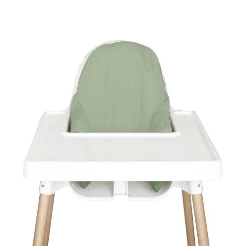 Highchair Cushion Cover for Inflatable Cushion, Compatible for IKEA Antilop Highchair, High Chair Accessories, Stain-Proof,Washable & Wipeable Cushion Cover (Cushion NOT Included(Sage)