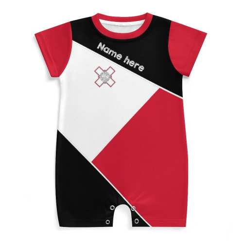 Your Child's Name. Malta Flag Personalized Custom Maltese Newborn Baby Onesie Bodysuit Romper New Mothers Baby Shower Gift