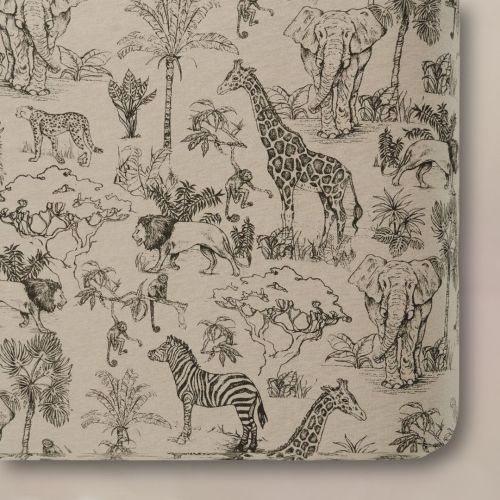 'Vintage Safari' Nursery - Crib Sheet