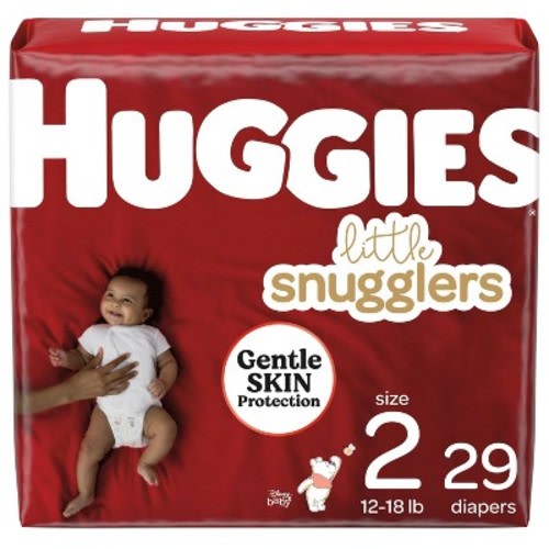 Huggies Little Snugglers Baby Diapers – (Select Size and Count)