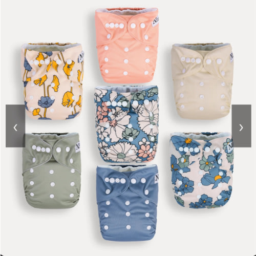 Nora’s Nursery Cloth Diapers - Delilah Pattern