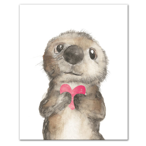 Zoomie Kids Mccraw Otter Love | Wayfair