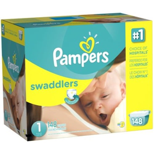 Swaddlers Diapers - Size 1 - 148 ct