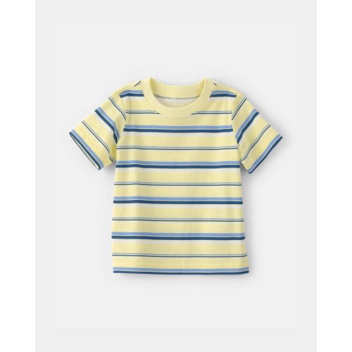 Baby Striped T-Shirt - Yellow/Blue | Carter's