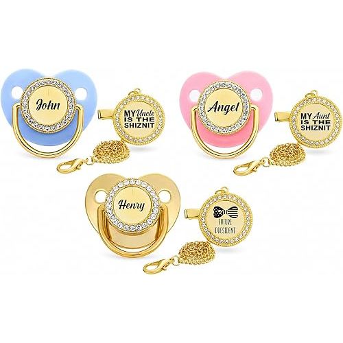 Personalized Pacifier - Name Pacifier - Personalized Binky - Baby Gift - Baby Girl Pacifier - Pacifier with Name - Custom Binky - Baby Boy Pacifier