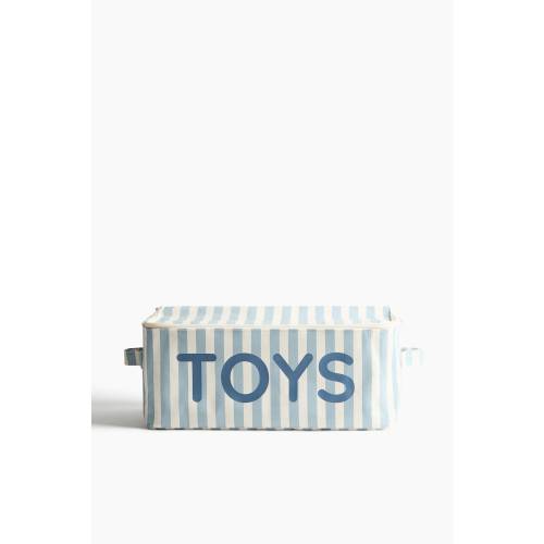 TOY STORAGE BASKET WITH LID