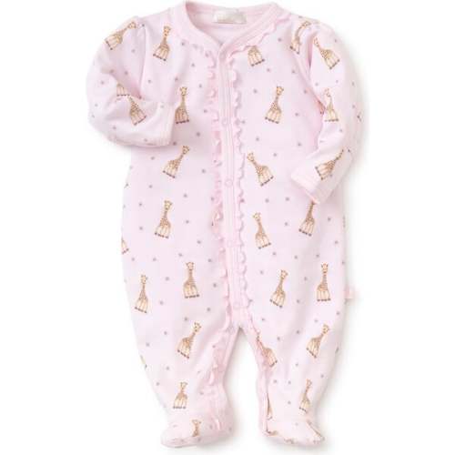 Sophie La Girafe Footie, Pink - Kissy Kissy | Maisonette