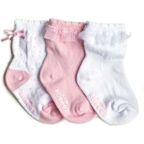 Baby Girl Socks, Pink - Robeez | Maisonette