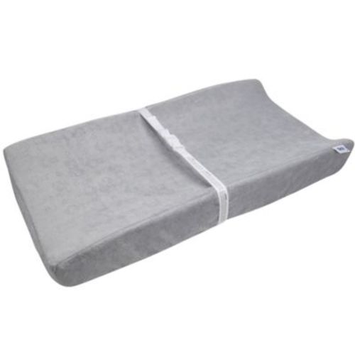 Serta® Perfect Sleeper Changing Pad and Plush Cover in Grey - WHITE - CHANGING PAD