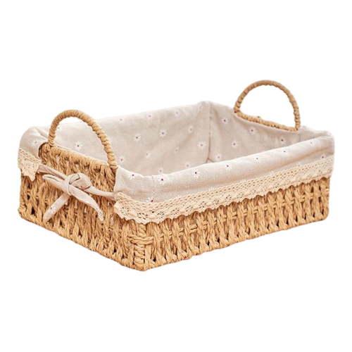 Baskets Cosmetic Box for Table Home Decorative Rectangle
