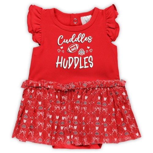 Ohio State Buckeyes ZooZatz Girls Infant Onesie Dress - Scarlet