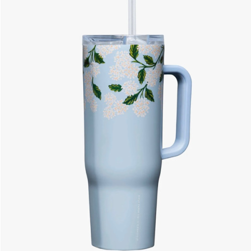 40 oz. Hydrangea Cruiser Cup with Straw | Rifle Paper Co.