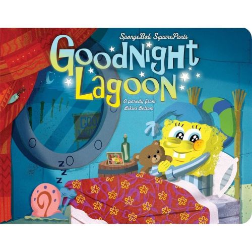 Spongebob Squarepants: Goodnight Lagoon - (Board Book) by Editors of Studio Fun International (Board Book)