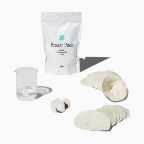 Bodily Non-Slip Nursing Pads: The Complete Set - White / Cream, One Size