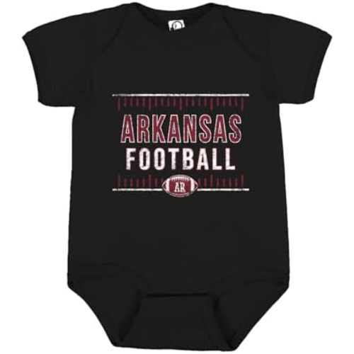 College Football Fan Shirt, Vintage Distressed Field, Retro USA Sports Baby Creeper Boys Girls Infant Bodysuit