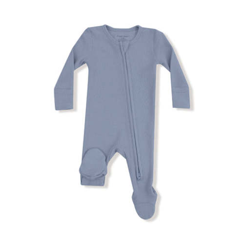 Blue Blizzard - 2 Way Zipper Footie