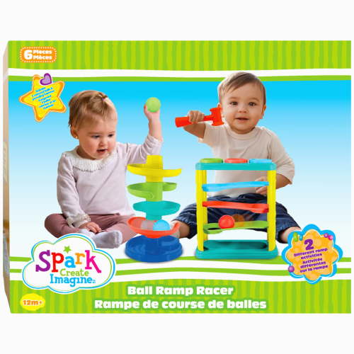 Spark Create Imagine Ramp Racers Set with Soft Hammer and Balls for Ages 12+ Months - Walmart.ca