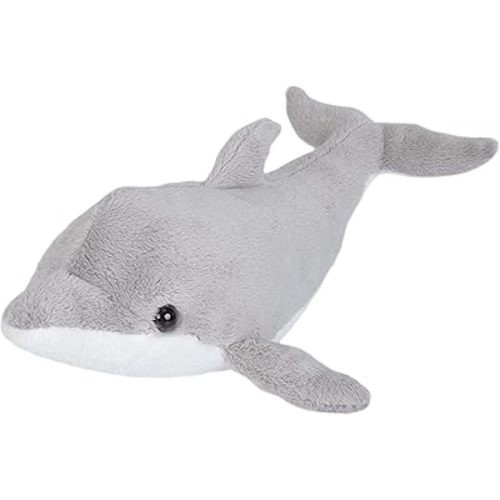 Wild Republic Dolphin plush, Stuffed Animal, Plush Toy, Gifts for Kids, Sea Critters 11 inches