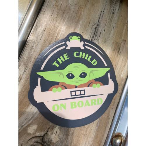 The Child &#39;&#39;On Board&#39;&#39; Car Magnet – Star Wars: The Mandalorian
