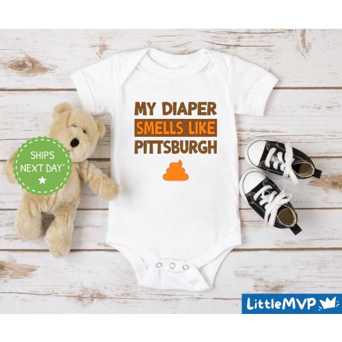 Cleveland Football Onesie®, Personalized Cleveland Football Onesie®, Funny Football Onesie®, Cleveland Baby Shower Gift