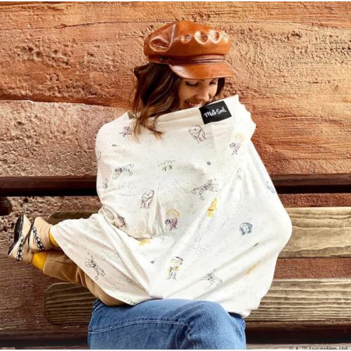 Milk Snob ORIGINAL Star Wars 5-in-1 Cover, Little Galaxy, Added Privacy for Breastfeeding, Baby Car Seat, Carrier, Stroller, High Chair, Shopping Cart, Lounger Canopy - Newborn Essentials, Nursing Top