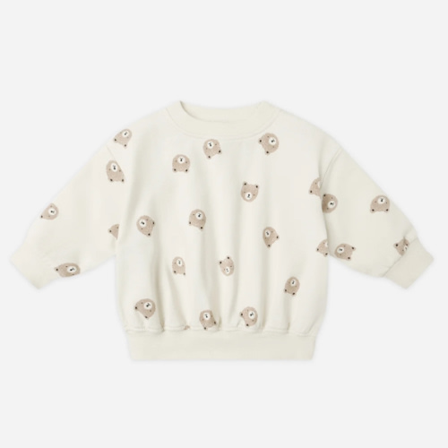 Relaxed Sweatshirt || Brown Bear – Quincy Mae