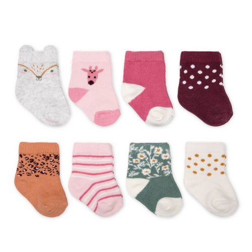 Carter's Just One You® Baby 8pk Fox Crew Socks