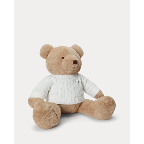 Large Cable-Sweater Polo Bear