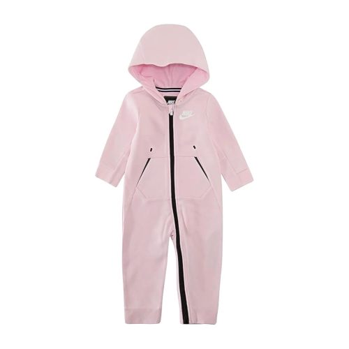 Nike Baby Girls Sportswear Tech Fleece Coverall (Pink Foam(5NC547-A9Y)/Black, 3 Months)