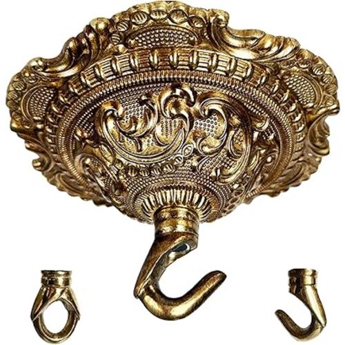 5.51" All Copper Ceiling Cover Plate can Light Conversion Kit to Pendant Light Cover, Chandelier Canopy Kit with Replacement Parts and Lamp Parts Hardware, Lamp Parts Light Fixture Cover