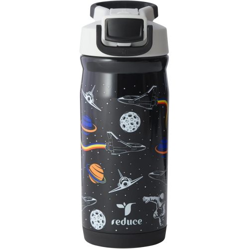 REDUCE Hydrate Pro Kids 14oz Stainless Steel Insulated Water Bottle - Galaxy