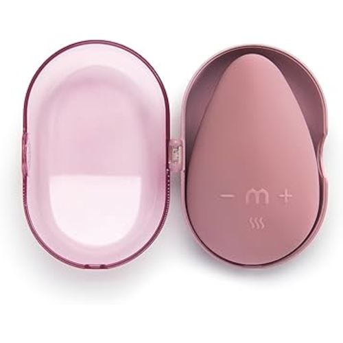 Munchkin® Milkmakers® Warm Touch Lactation Massager with Heat and Vibration, Breastfeeding Postpartum Essentials, HSA FSA Eligible, Award Winning, Dusty Rose