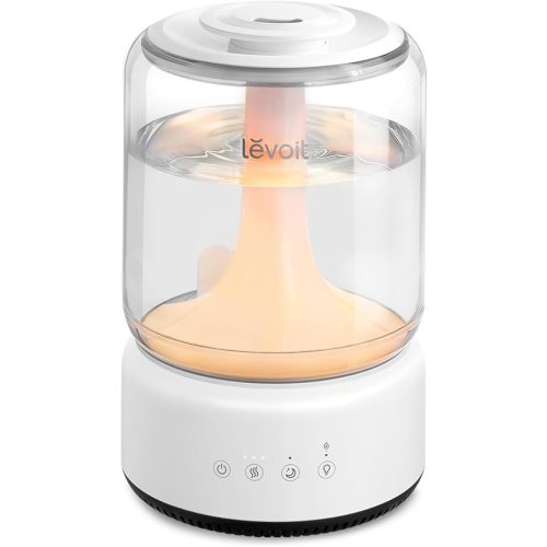 LEVOIT Humidifiers for Bedroom, 4.2L Top Fill for Large Room with 42H Runtime, Dishwasher Safe Design Easy to Clean, 21dB Quiet Cool Mist for Baby, Plants, Night Light, Essential Oil Diffuser, White