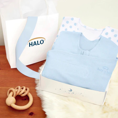 Chambray Swaddle + Wearable Baby Blanket | HALO