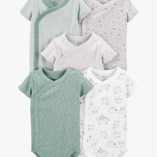 Simple Joys by Carter's unisex-baby 5-pack Side Snap Short-sleeve Bodysuit