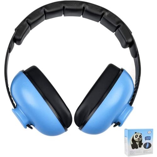 Solar-Power Baby Noise Cancelling Headphones, Ear Protection Earmuffs for 0-3 Years Kids