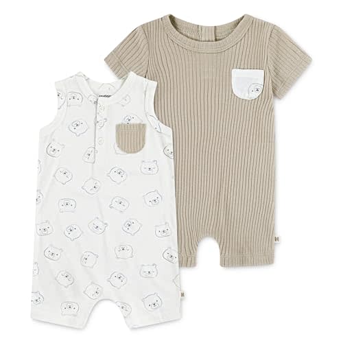 HUGGIES unisex-baby Multi-pack Short Sleeve Romper