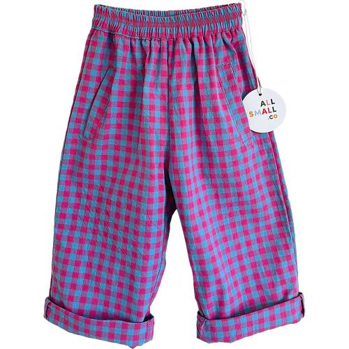 Purple Plaid Pants