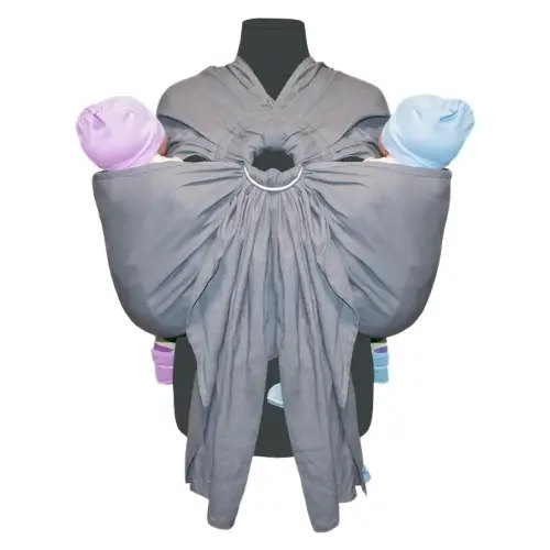 Twin baby ring sling