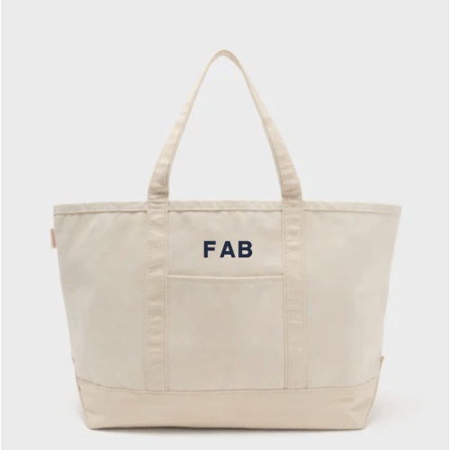 Natural Large Canvas Tote | CB Station