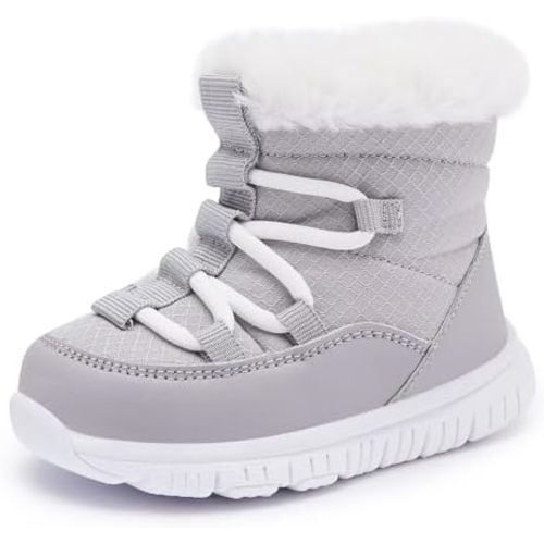 BMCiTYBM Girls Boys Snow Boots Warm Winter Fur Lined Baby Shoes (Infant/Toddler/Little Kid)