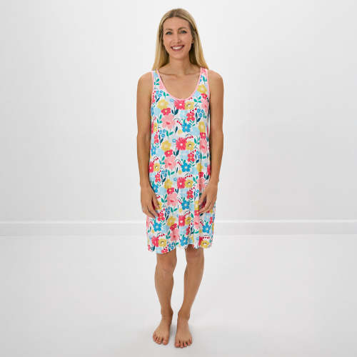 Midsummer Meadow Women's Sleeveless Nightgown