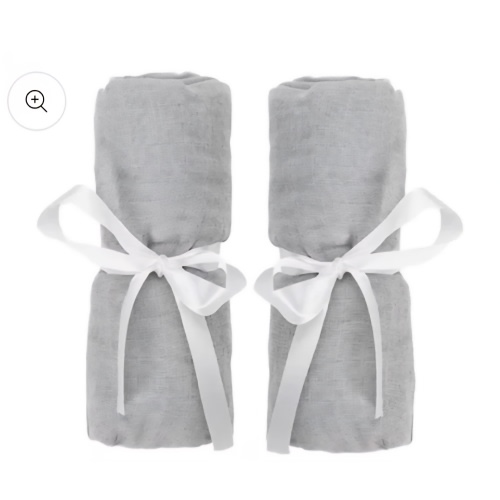 Compact Travel Crib Sheets - Grey