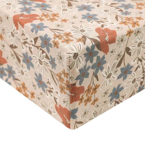 Premium Knit Fitted Crib Sheet - Eden