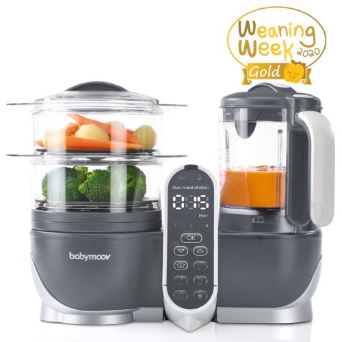 Babymoov Duo Meal Station | 6 In 1 Food Processor With Steam Cooker, Multi-speed Blender, Baby Purees, Warmer, Defroster, Sterilizer