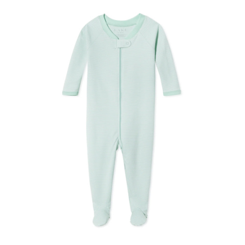 LAKE | Baby | Pima Cotton Pajamas | Classic Red Voyager Stripe Baby Sleeper