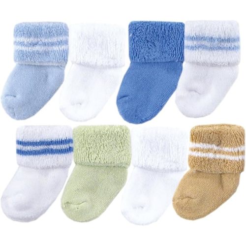 Luvable Friends Unisex Baby Newborn and Baby Terry Socks