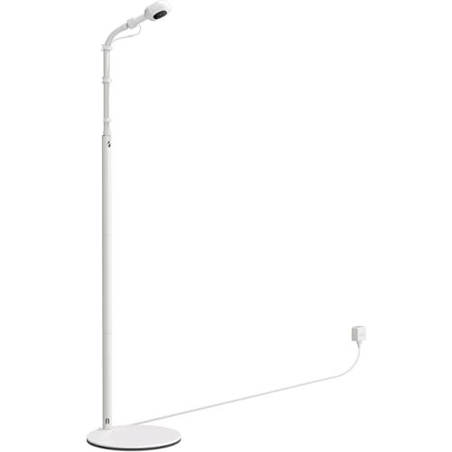Upgraded Nanit Floor Stand, Heavy-Duty Nanit Pro Baby Monitor Stand Adjustable Gooseneck Holder Compatibility for Nanit Pro/Plus/Original Cameras, No Tools or Wall Damage (Camera Not Included)