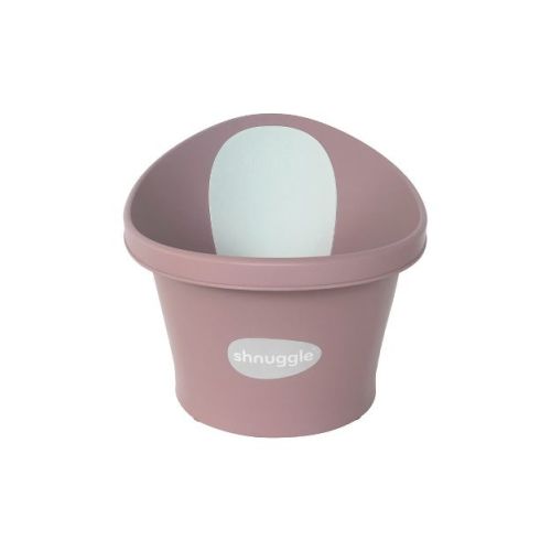 Shnuggle Baby Bath | Newborn baby bath Support with Bum Bump | Compact Bathtub for babies | Bath Seat Suitable from Birth Blossom