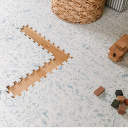 Delft Blue Floral Play Mat | Emile - Little Nomad | House of Noa